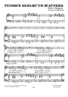 Puisque Quelqu'un M'attend von Martine Clemenceau (Download) 