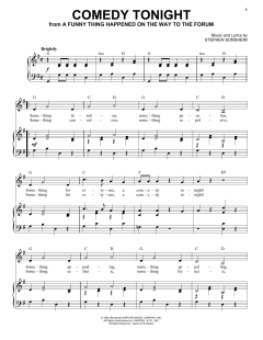 Comedy Tonight von Stephen Sondheim (Download) 
