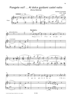 Piangete voi? Al dolce guidami castel natio von Gaetano Donizetti (Download) 
