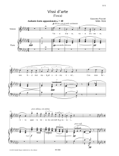 Vissi D'arte von Giacomo Puccini (Download) 