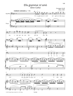 Ella giammai m'amò von Giuseppe Verdi (Download) 