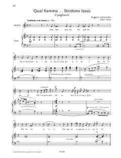 Qual fiamma ... Stridono lassù von Ruggiero Leoncavallo (Download) 