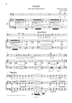 Wehe! Wehe! Armes Nixlein, bist verloren von Antonin Dvorak (Download) 