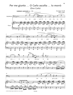 Per me giunto... O Carlo ascolta... lo morrò von Giuseppe Verdi (Download) 
