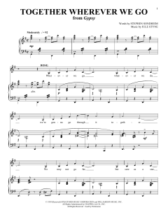 Together Wherever We Go von Jule Styne (Download) 