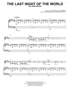 The Last Night Of The World von Alain Boublil (Download) 