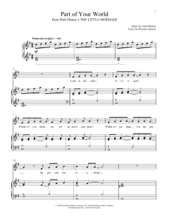 Part Of Your World von Howard Ashman (Download) 