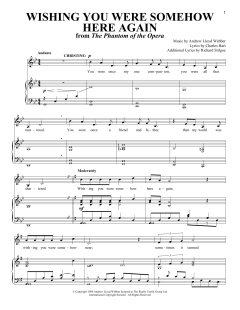 Wishing You Were Somehow Here Again von Richard Stilgoe (Download) 