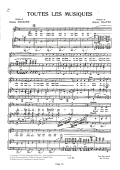 Toutes Les Musiques von Claude Nougaro (Download) 