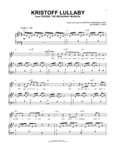 Kristoff Lullaby von Robert Lopez (Download) 