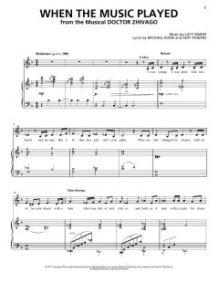 When The Music Played von Michael Korie (Download) 