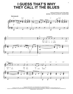 I Guess That's Why They Call It The Blues von Elton John (Download) 