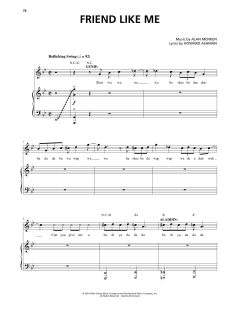 Friend Like Me (Stageplay Version) von Alan Menken (Download) 