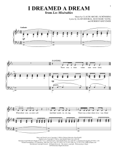 I Dreamed A Dream von Alain Boublil (Download) 