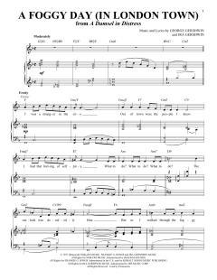 A Foggy Day (In London Town) von Ira Gershwin (Download) 