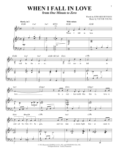 When I Fall In Love von Victor Young (Download) 