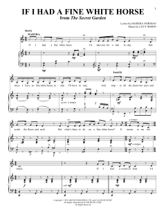 If I Had A Fine White Horse von Marsha Norman (Download) 