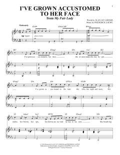 I've Grown Accustomed To Her Face von Alan Jay Lerner (Download) 