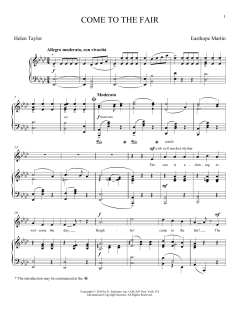 Come To The Fair von Helen Taylor (Download) 