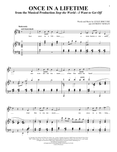 Once In A Lifetime von Anthony Newley (Download) 