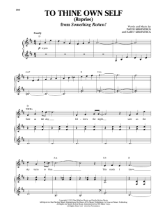 To Thine Own Self (Reprise) von Wayne Kirkpatrick (Download) 