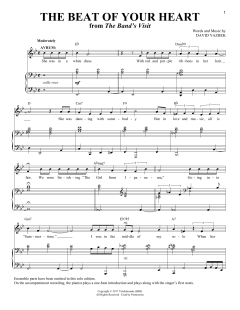 The Beat Of Your Heart [Solo version] von David Yazbek (Download) 