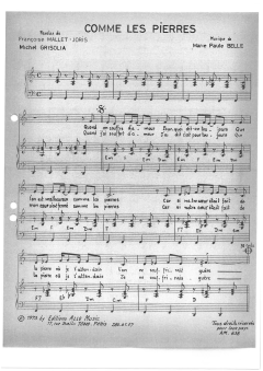 Comme Les Pierres von Francoise Mallet-Joris (Download) 