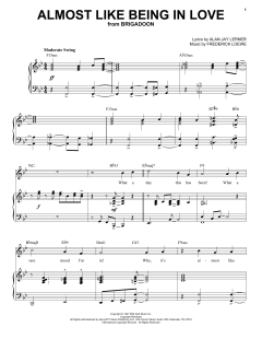 Almost Like Being In Love [Jazz version] von Alan Jay Lerner (Download) 