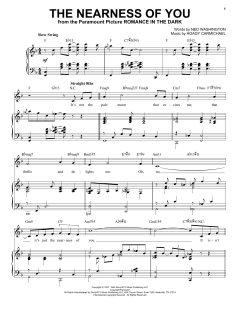 The Nearness Of You [Jazz version] von Ned Washington (Download) 
