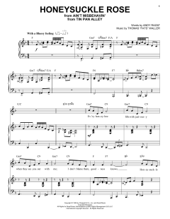Honeysuckle Rose [Jazz version] von Andy Razaf (Download) 