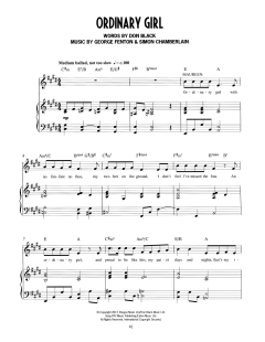 Ordinary Girl von Don Black (Download) 