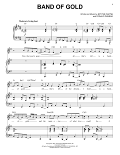 Band Of Gold [Jazz version] von Freda Payne (Download) 