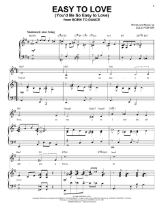 Easy To Love (You'd Be So Easy To Love) [Jazz version] von Cole Porter (Download) 