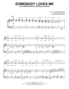 Somebody Loves Me [Jazz version] von George Gershwin (Download) 