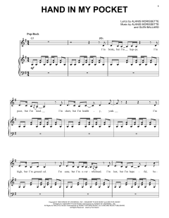 Hand In My Pocket von Alanis Morissette (Download) 