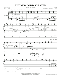 The New Lord's Prayer von Heather Sorenson (Download) 