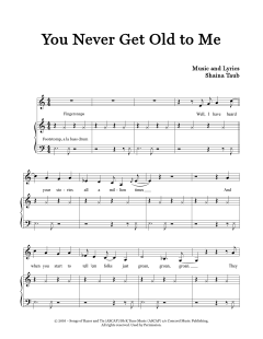 You Never Get Old To Me von Shaina Taub (Download) 