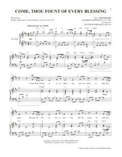 Come, Thou Fount Of Every Blessing von John Wyeth (Download) 
