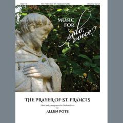 Prayer of St. Francis (Medium Voice) von Allen Pote (Download) 