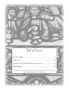 Three Communion Solos von Fred Bock (Download) 