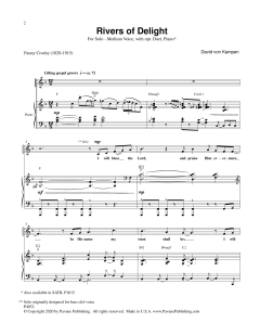 Rivers Of Delight von David von Kampen (Download) 