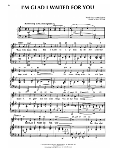 I'm Glad I Waited For You von Sammy Cahn (Download) 