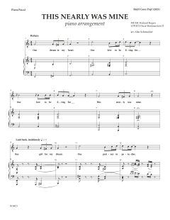 This Nearly Was Mine [R&H Goes Pop! version] von Richard Rodgers (Download) 