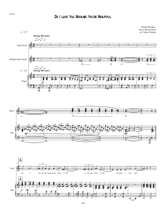 Do I Love You Because You're Beautiful? [R&H Goes Pop! version] von Richard Rodgers (Download) 