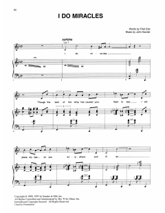 I Do Miracles von Fred Ebb (Download) 