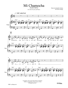 Mi Chamocha Latin Style (Download) 