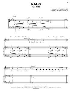 Rags von Charles Strouse (Download) 