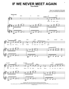 If We Never Meet Again von Charles Strouse (Download) 