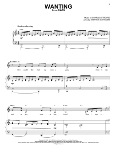 Wanting von Charles Strouse (Download) 