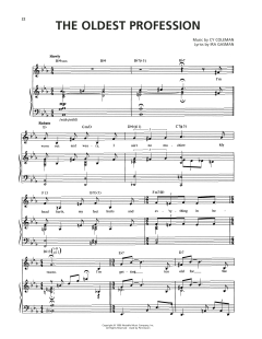 The Oldest Profession von Cy Coleman (Download) 